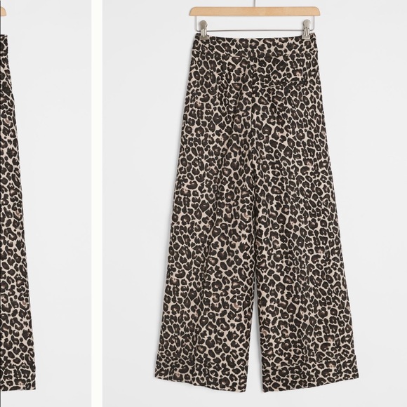ANTHROPOLOGIE Kate Leopard Jacquard Trousers - Picture 3 of 16